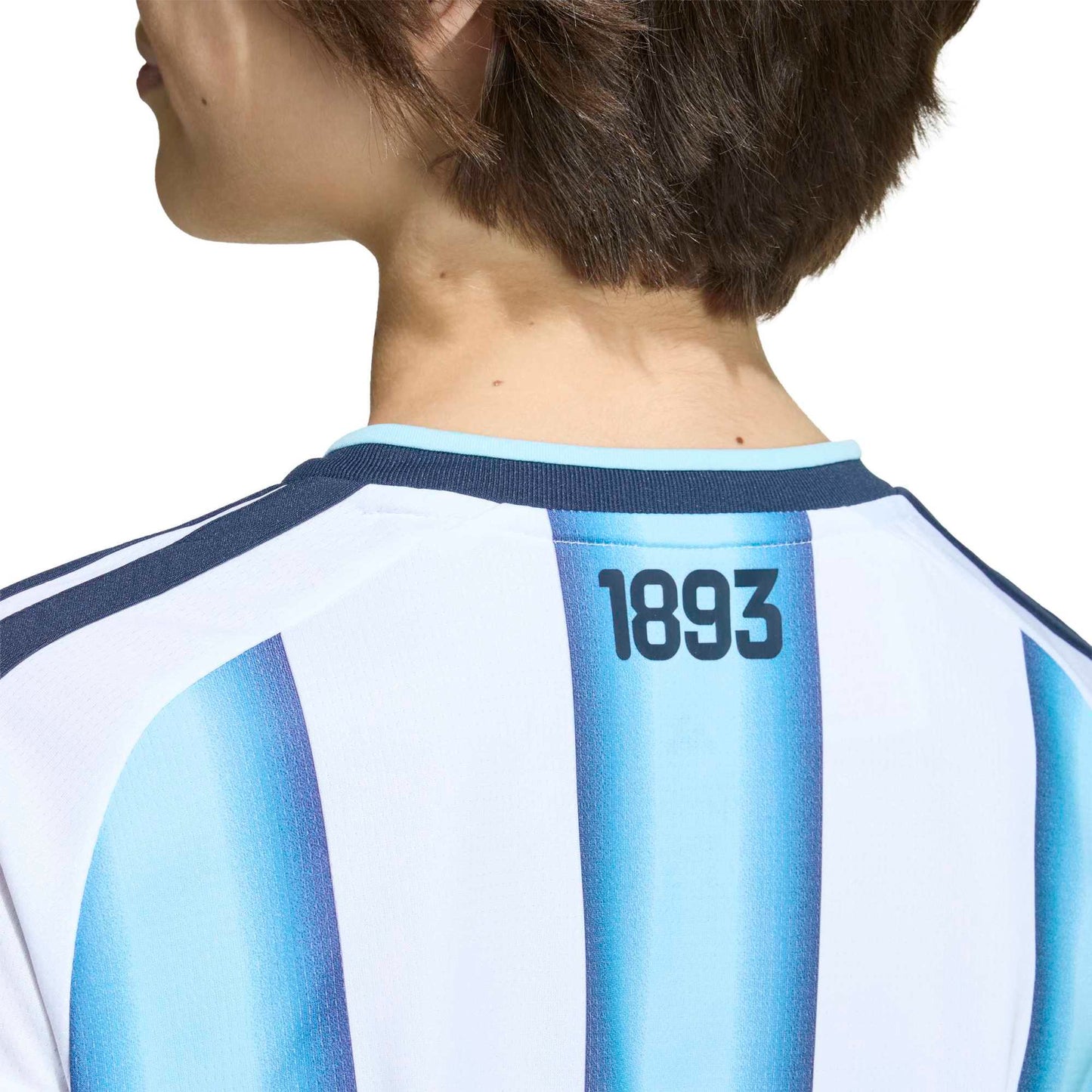adidas Kid's Argentina World Cup 2026 Home Jersey White/Sky Blue