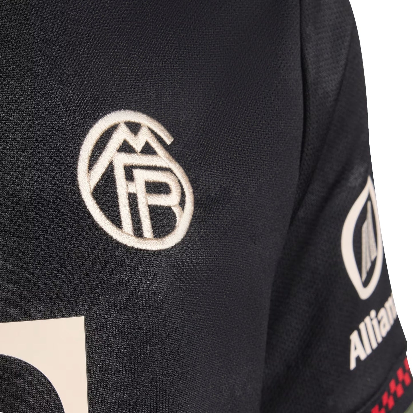 adidas Kids Bayern Munich 2025/26 Third Jersey Black/Halo Ivory