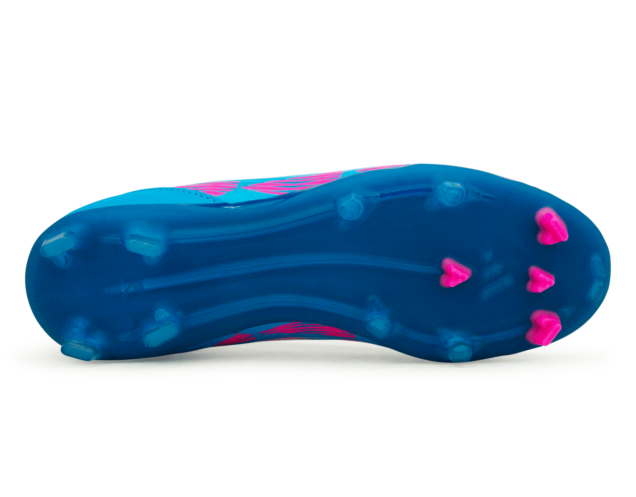 adidas Kids F50 League Laceless FG/MG Blue/White/Pink
