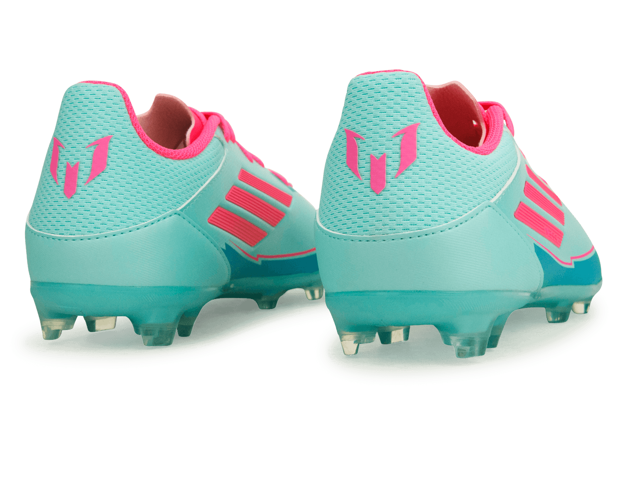 adidas Kids F50 League Messi FG/MG Flash Aqua/Pink
