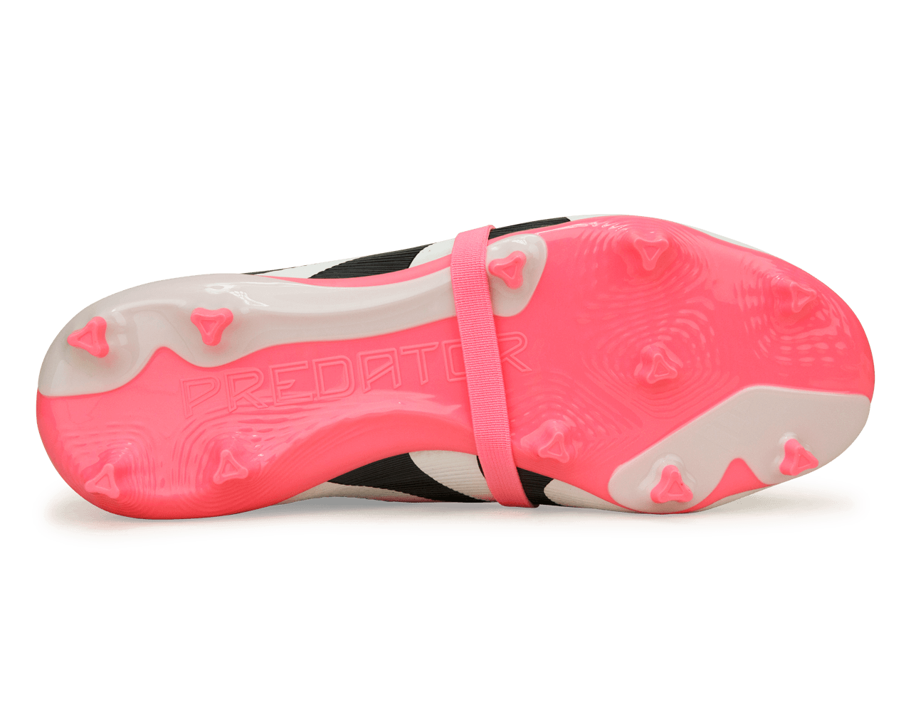adidas Kids Predator League Foldover Tongue FG/MG Pink/Black/White