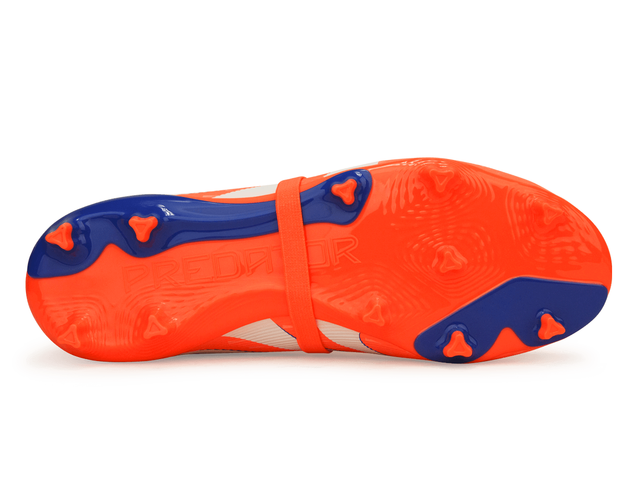 adidas Kids Predator League Foldover Tongue FG/MG Signal Coral/White