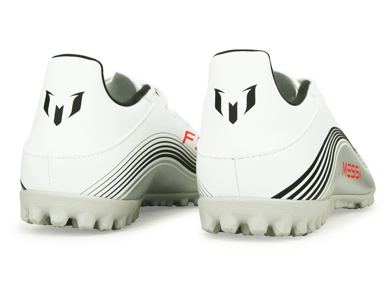 adidas Men's F50 Club Messi TF White/Red/Silver