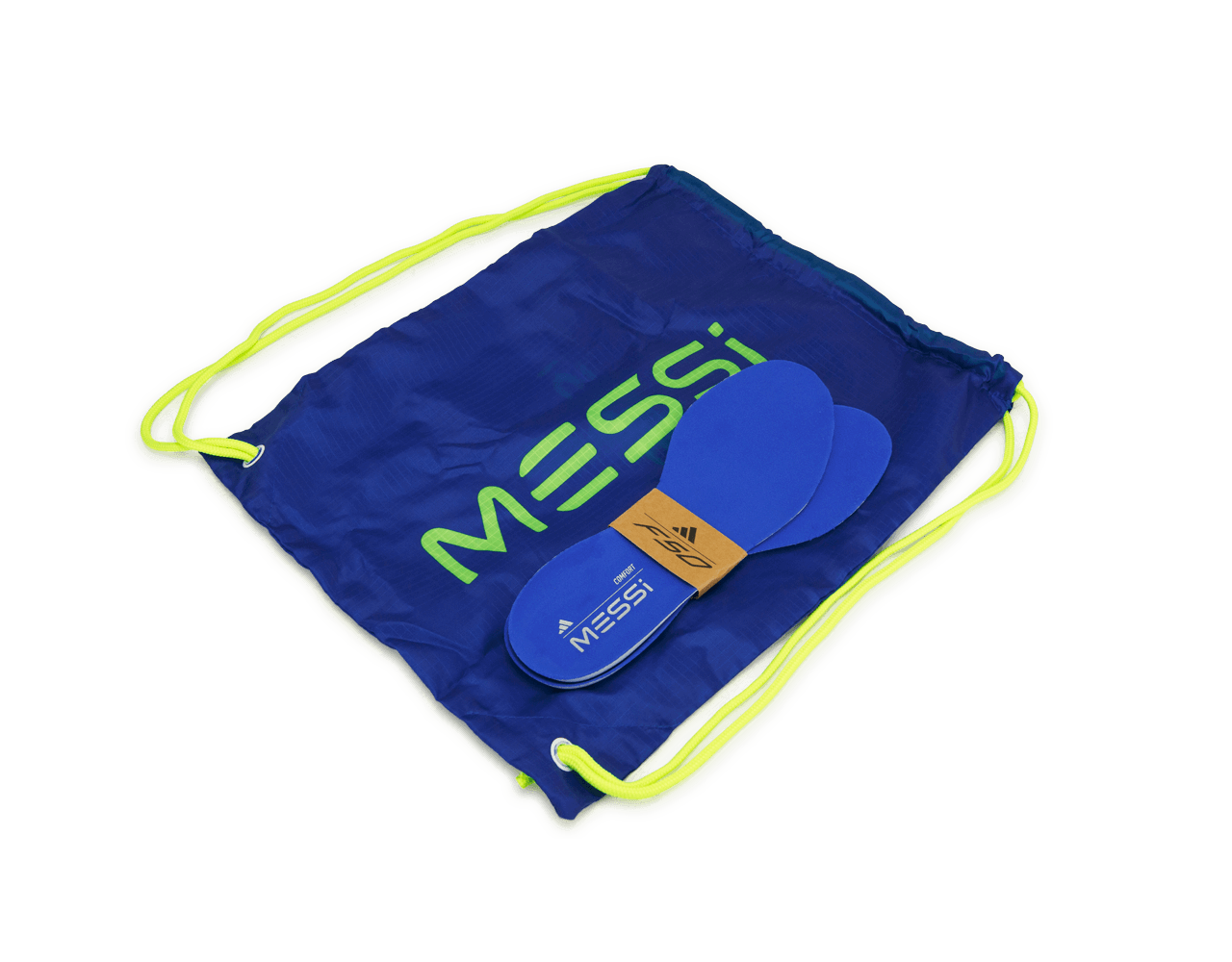 adidas Men's F50 Elite Messi FG Silver/Volt/Blue