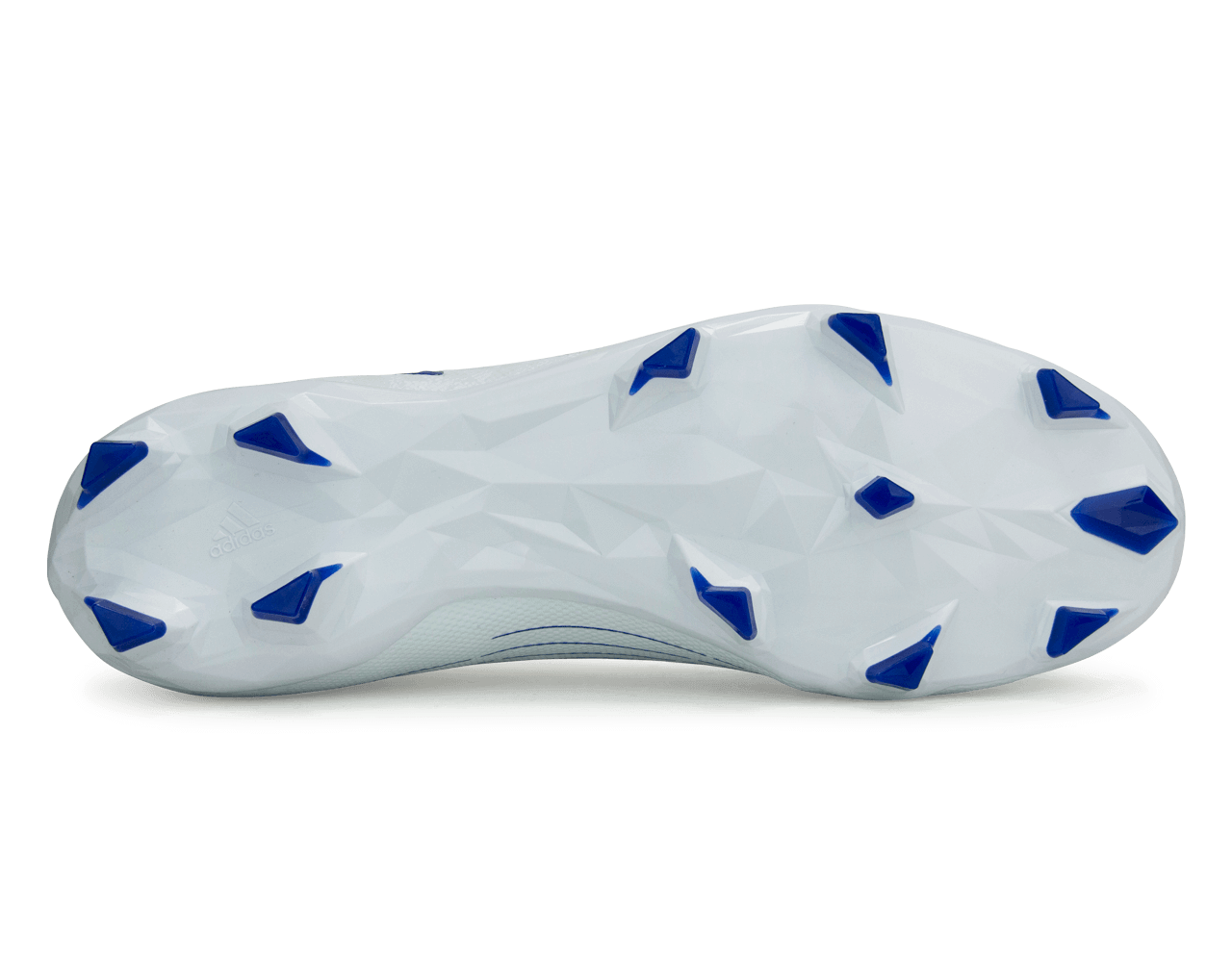 adidas Men's Predator Edge.3 Laceless FG White/Hi-Res Blue