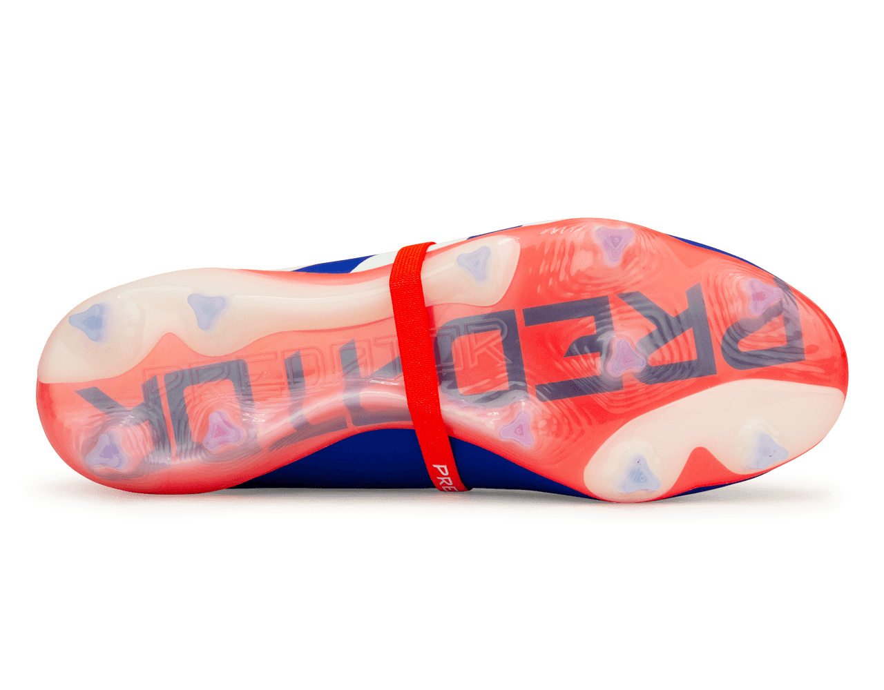 adidas Men's Predator Elite Foldover Tongue FG Lucid Blue/Red