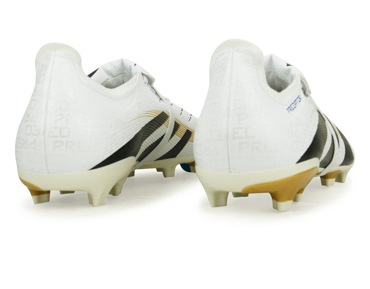 adidas Men's Predator League Foldover Tongue FG White/Black/Gold