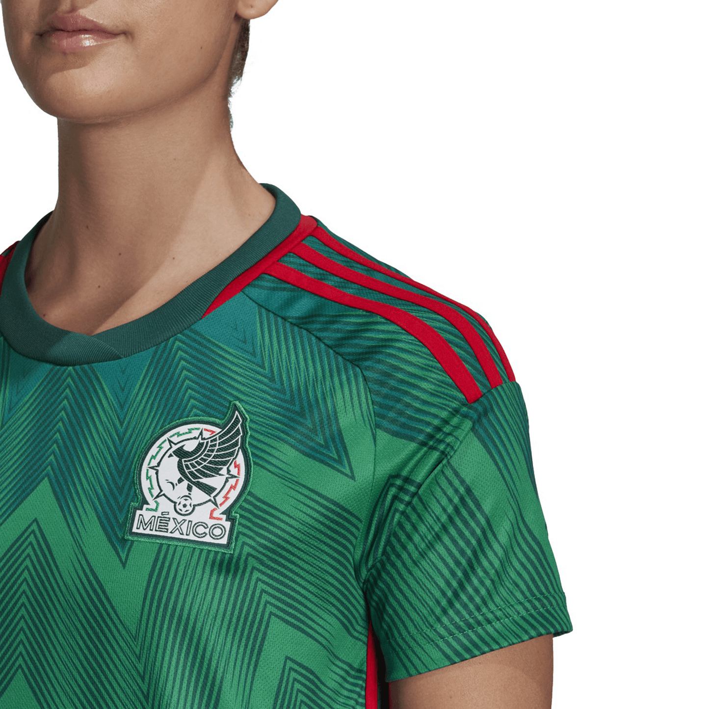 adidas Women's Mexico 2022 Home Jersey Vivid Green/Green