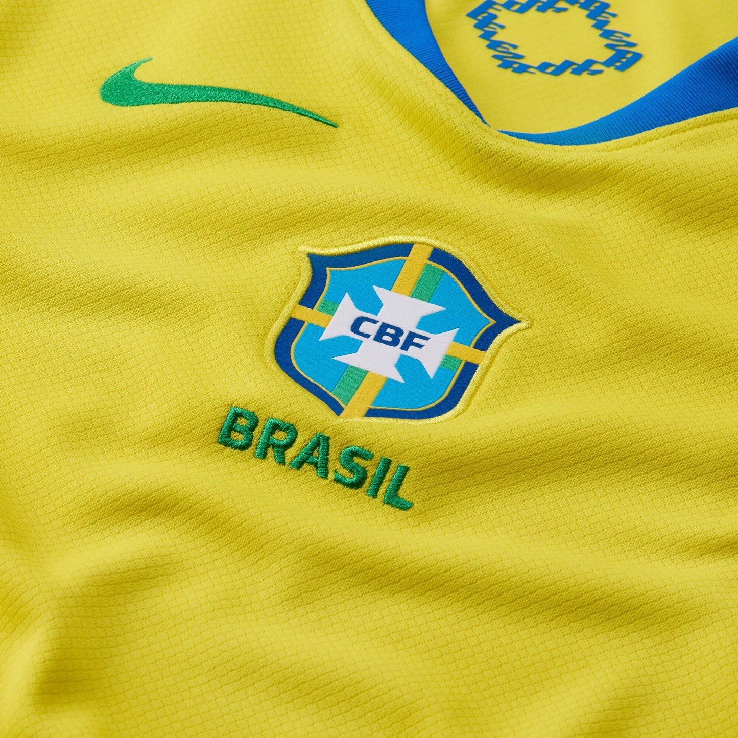 Nike Kids Brazil 2025/26 Home Jersey Yellow/Green