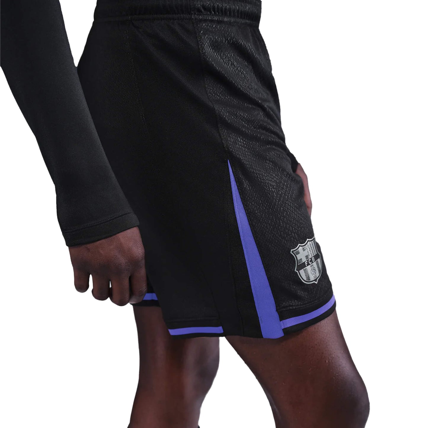 Nike Men's FC Barcelona x Kobe 2025/26 Away Shorts Black/Persian Violet