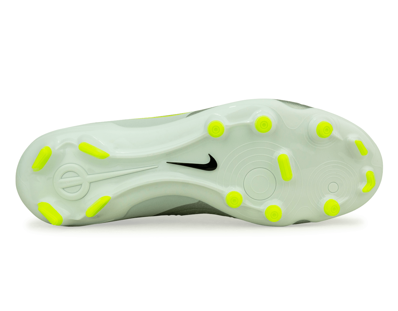 Nike Men's Tiempo Legend 10 Academy FG/MG Silver/Black/Volt
