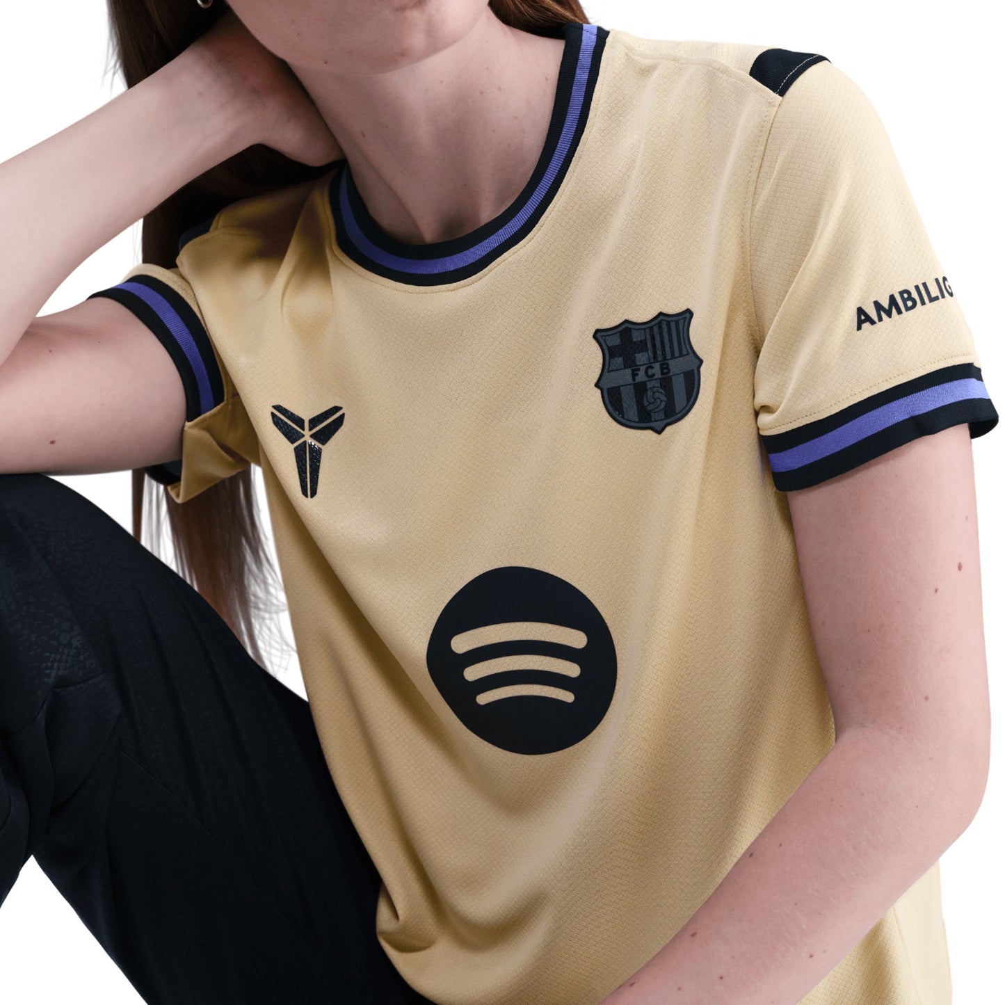 Nike Women's FC Barcelona 2025/26 Away Jersey Team Gold/Persian Violet