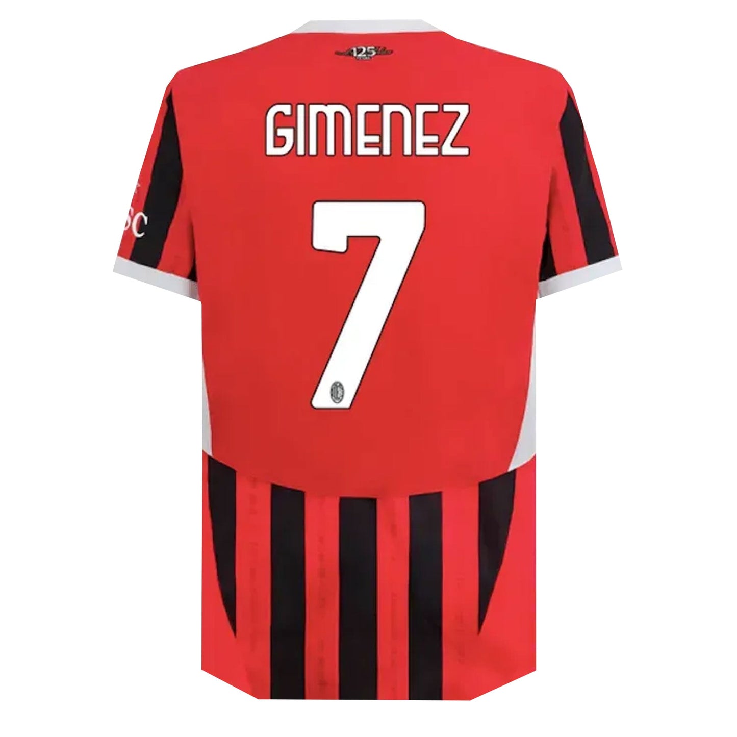 PUMA Men's AC Milan 2024/25 Authentic Home Jersey w/ Gimenez #7 Printing