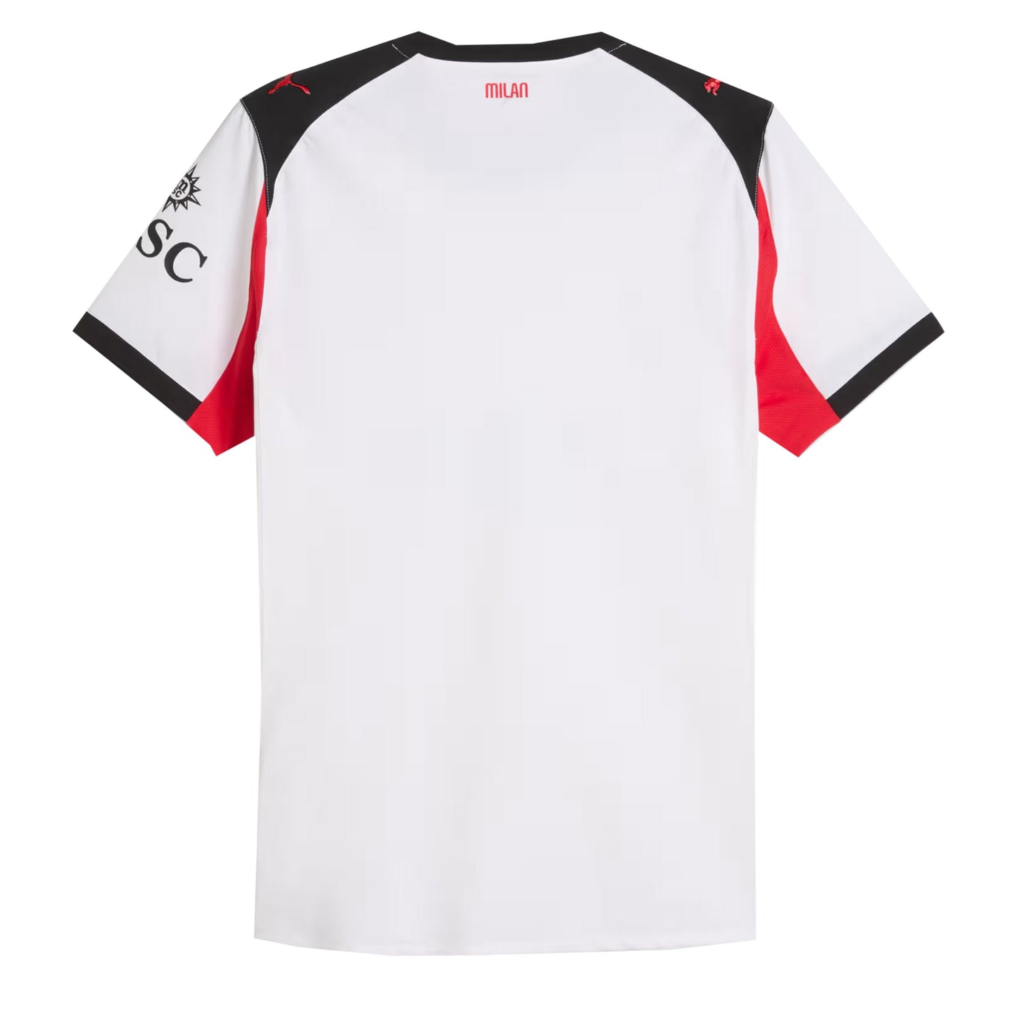 PUMA Men's AC Milan 2025/26 Authentic Away Jersey White/Black/Red