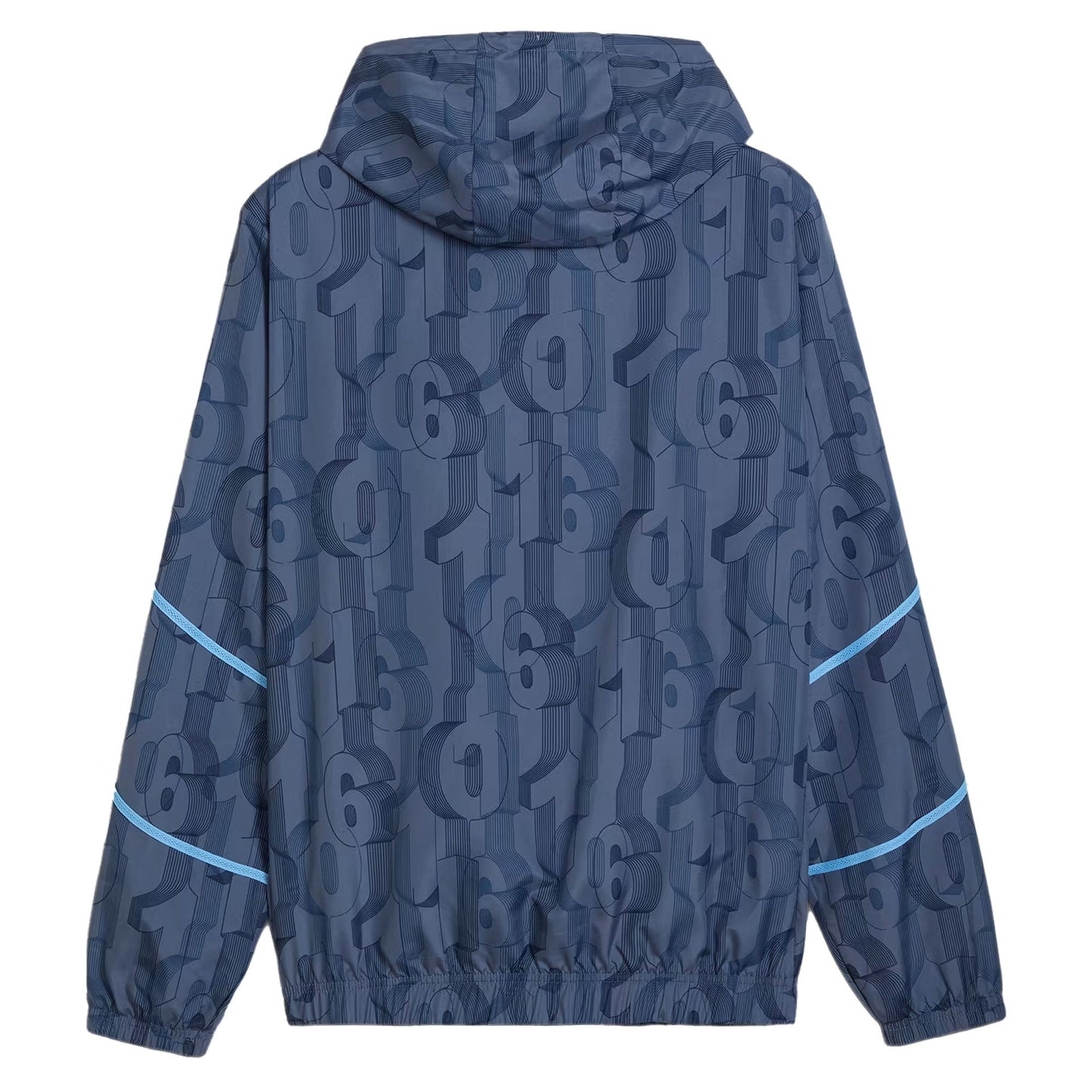 PUMA Men's Manchester City 2024/25 Pre-Match Woven Jacket Inky Blue/Light Blue