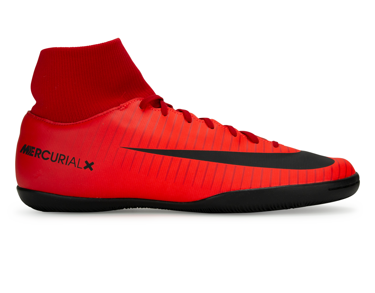Nike Men's MercurialX Victory VI DF Indoor Soccer Shoes  University Red/Black