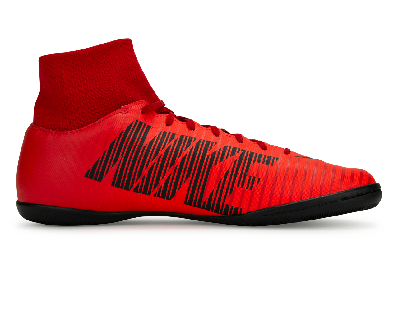 Nike Men's MercurialX Victory VI DF Indoor Soccer Shoes  University Red/Black