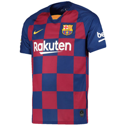 Nike Men's FC Barcelona 19/20 Messi Home Jersey Deep Royal Blue/Varsity Maize