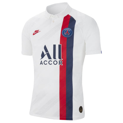 Nike Men's Paris Saint-Germain 19/20 Kylian Mbappe Authentic Third Jersey White/University Red