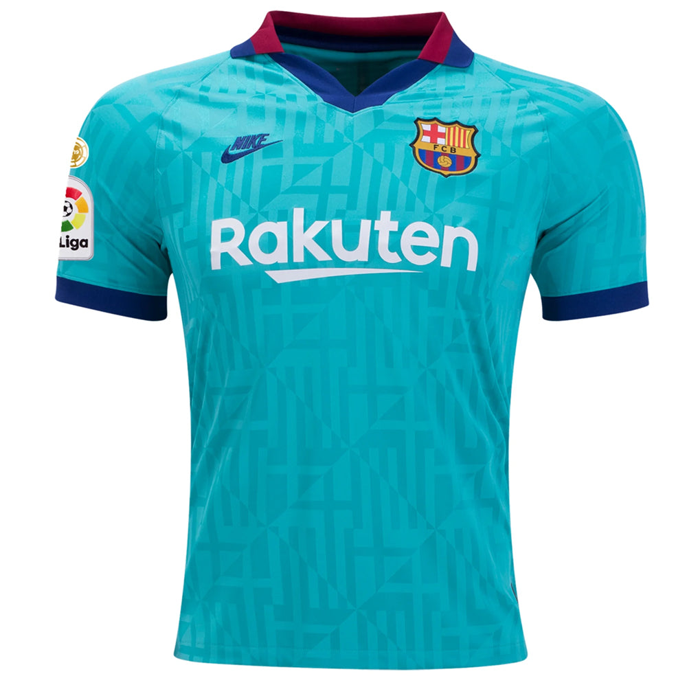 Nike Kids Barcelona FC 19/20 Messi Third Jersey Cabana/Deep Royal Blue