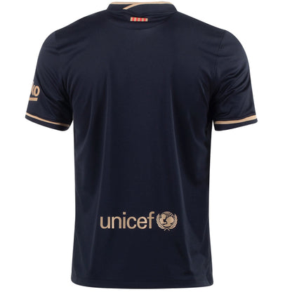 Nike Men's FC Barcelona 20/21 Away Jersey Black/Gold