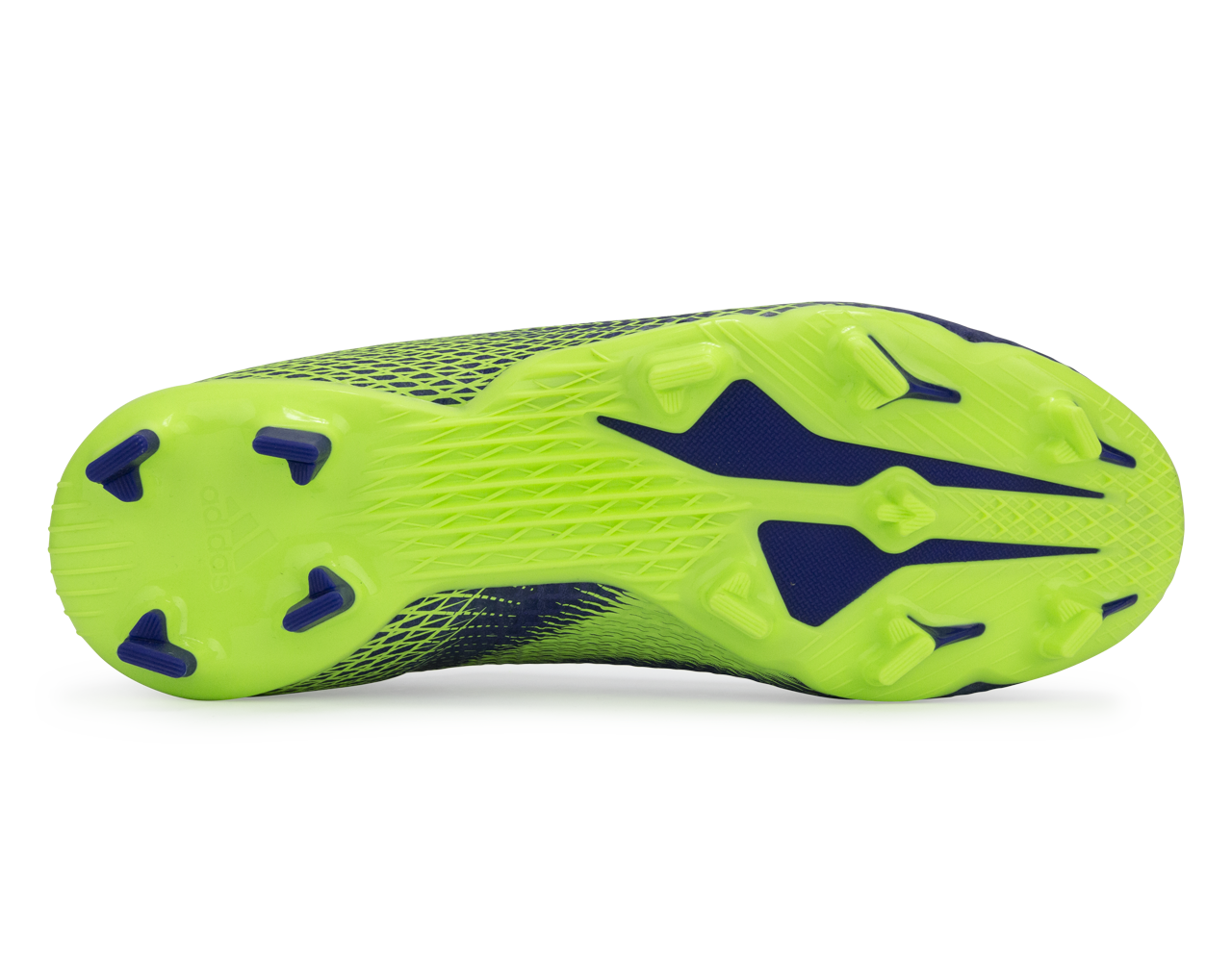 adidas Kids X Ghosted.3 Laceless FG Energy Ink/Signal Green