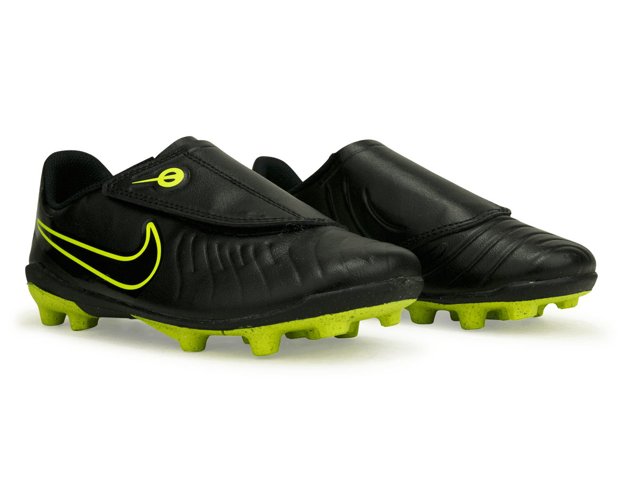 Nike Kids Tiempo Legend 10 Club FG/MG PS (V) Black/Volt