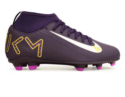 Nike Kids Zoom Mercurial Superfly 10 Club KM FG/MG Grand Purple/Pale Ivory