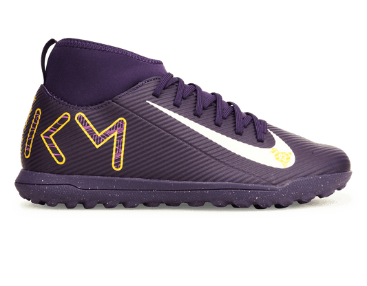 Nike Kids Zoom Mercurial Superfly 10 Club KM TF Grand Purple/Pale Ivory