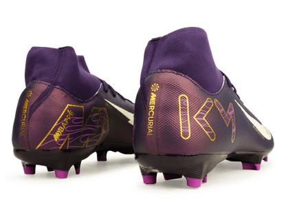 Nike Men's Zoom Mercurial Superfly 10 Academy KM FG/MG Grand Purple/Pale Ivory