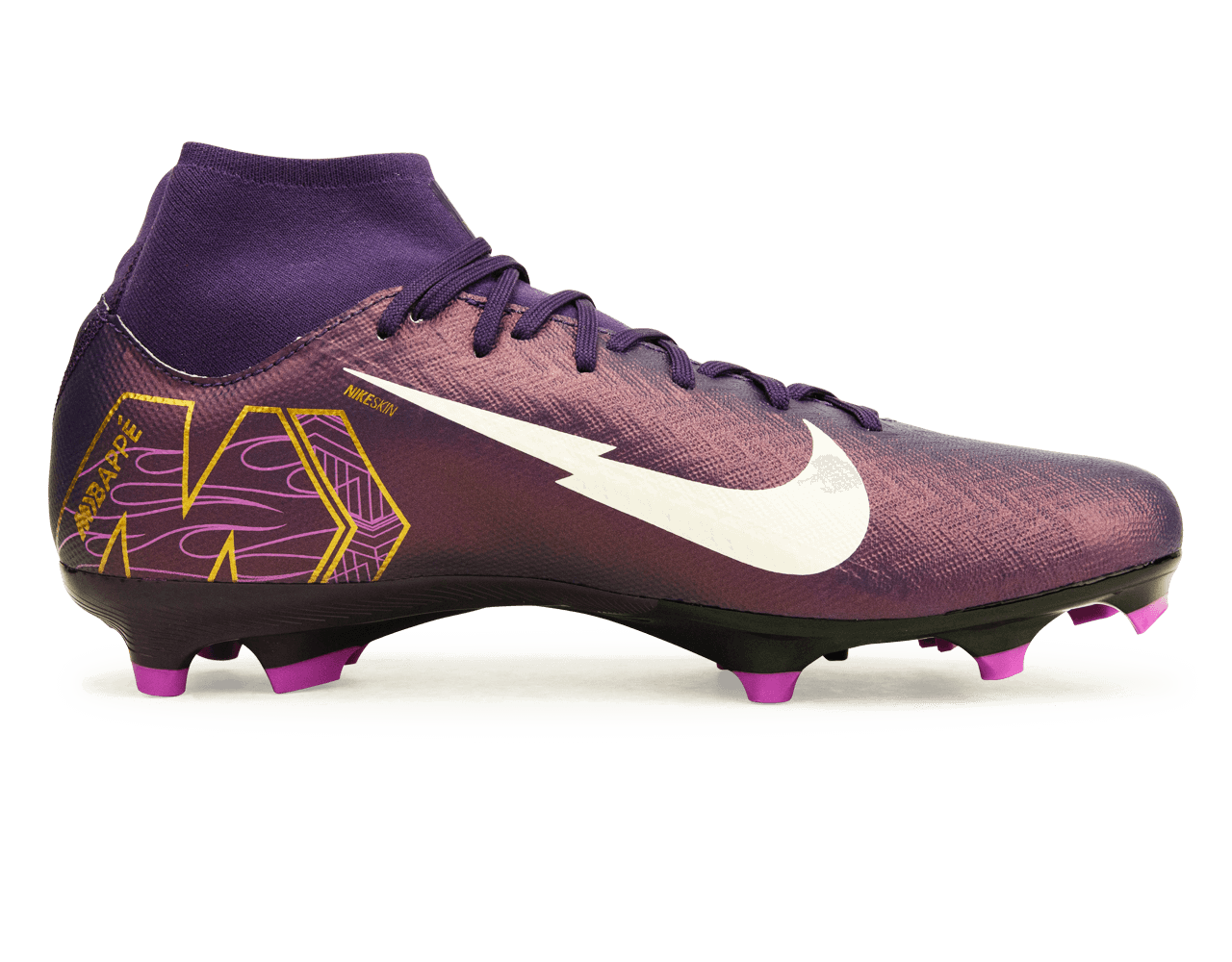 Nike Men's Zoom Mercurial Superfly 10 Academy KM FG/MG Grand Purple/Pale Ivory