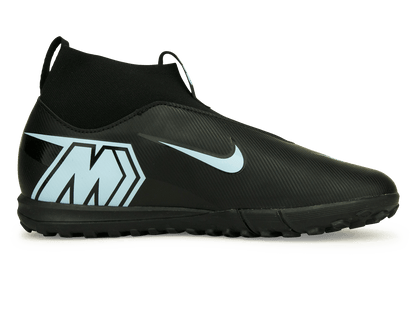 Nike Kids Zoom Mercurial Superfly 10 Academy TF Black/Ice Blue