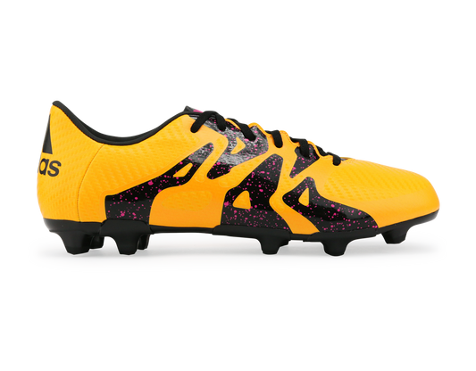 adidas Kids X 15.3 FG/AG Solar Gold/Black/Shock Pink