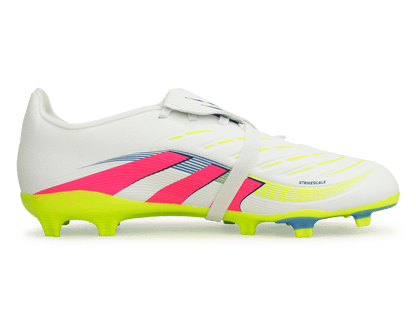 adidas Kids Predator League Foldover Tongue FG White/Pink/Lemon