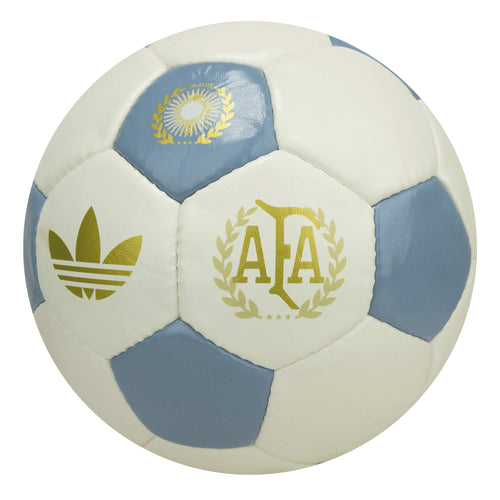 adidas Argentina 50 Years Anniversary Ball White/Gold/Sky Blue