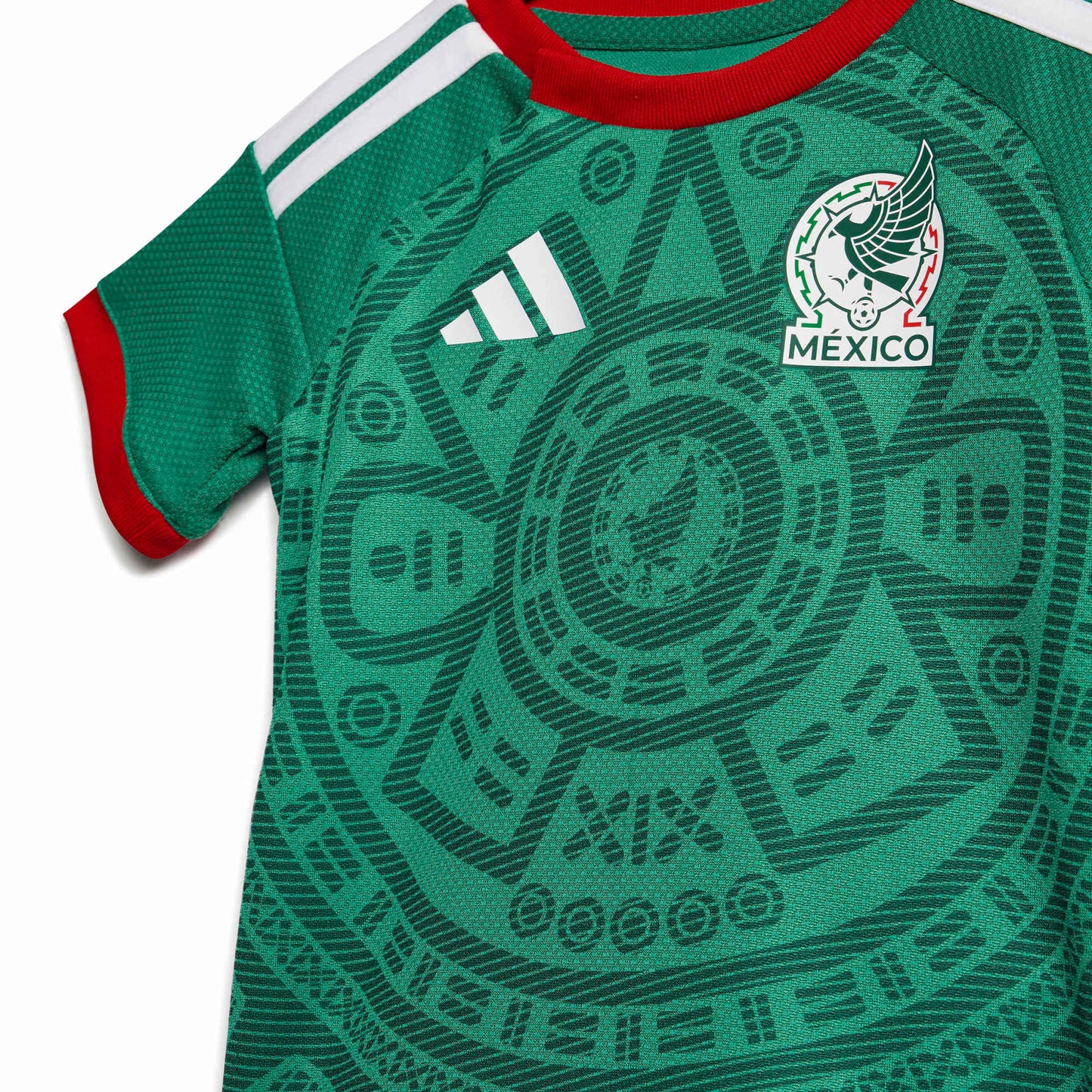 adidas Baby Mexico World Cup 2026 Home Mini Kit Green/White