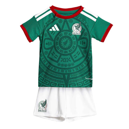 adidas Baby Mexico World Cup 2026 Home Mini Kit Green/White