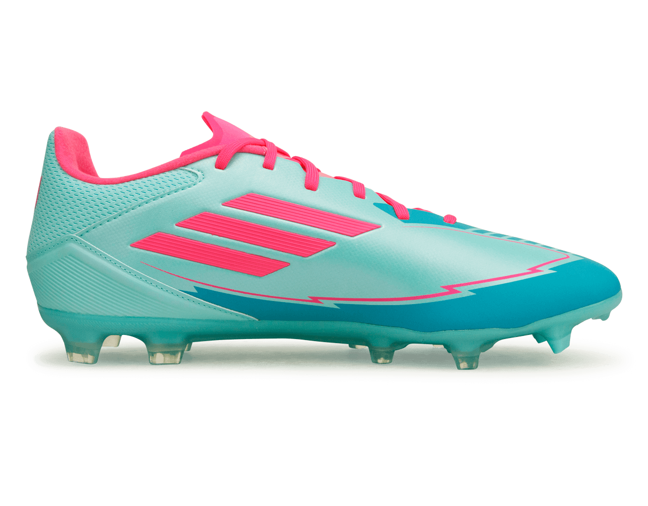 adidas Men's F50 League Messi FG/MG Flash Aqua/Pink