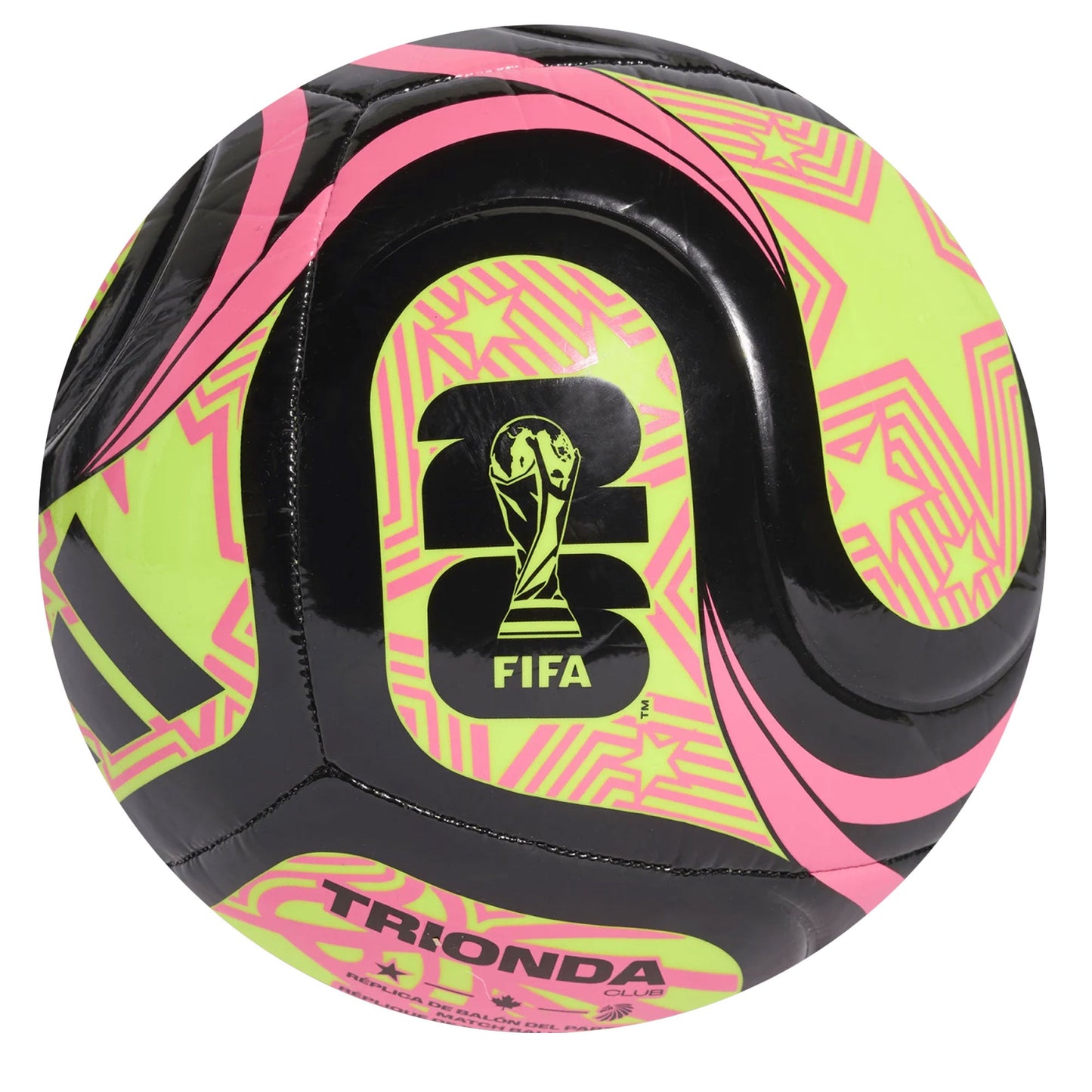 adidas FIFA World Cup 2026™ Trionda Club Ball Black/Green/Pink