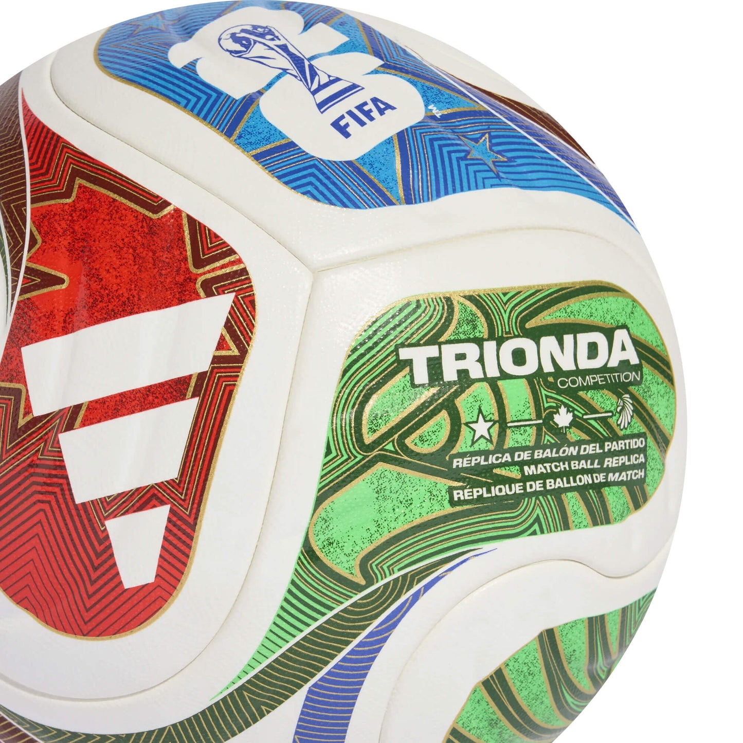 adidas FIFA World Cup 2026™ Trionda Competition Ball Red/Green/Blue