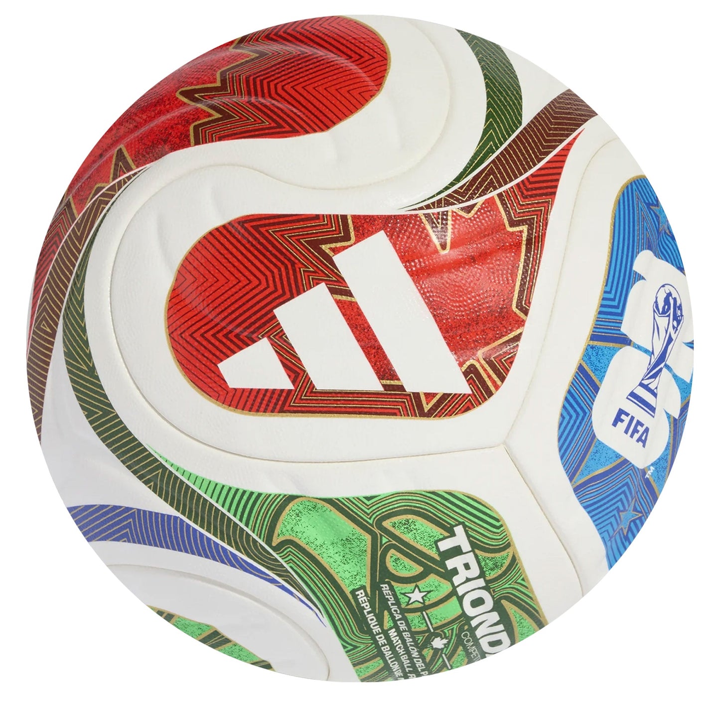 adidas FIFA World Cup 2026™ Trionda Competition Ball Red/Green/Blue