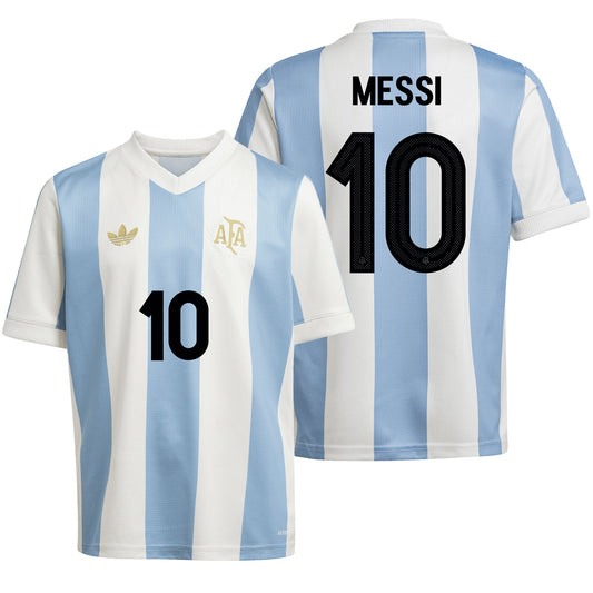 adidas Kids Argentina 50th Anniversary Jersey w/ Messi #10 Printing