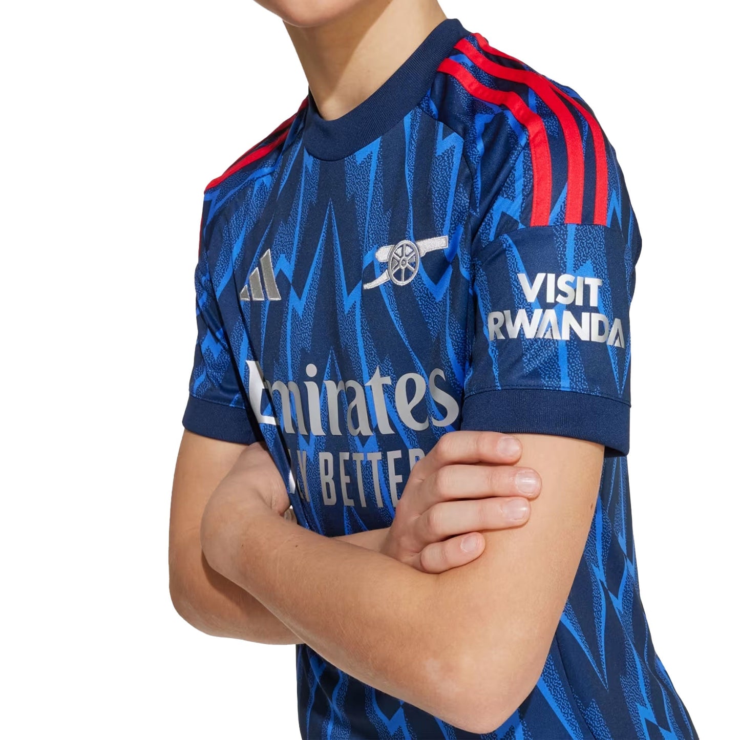 adidas Kids Arsenal 2025/26 Away Jersey Night Indigo/Grey Two