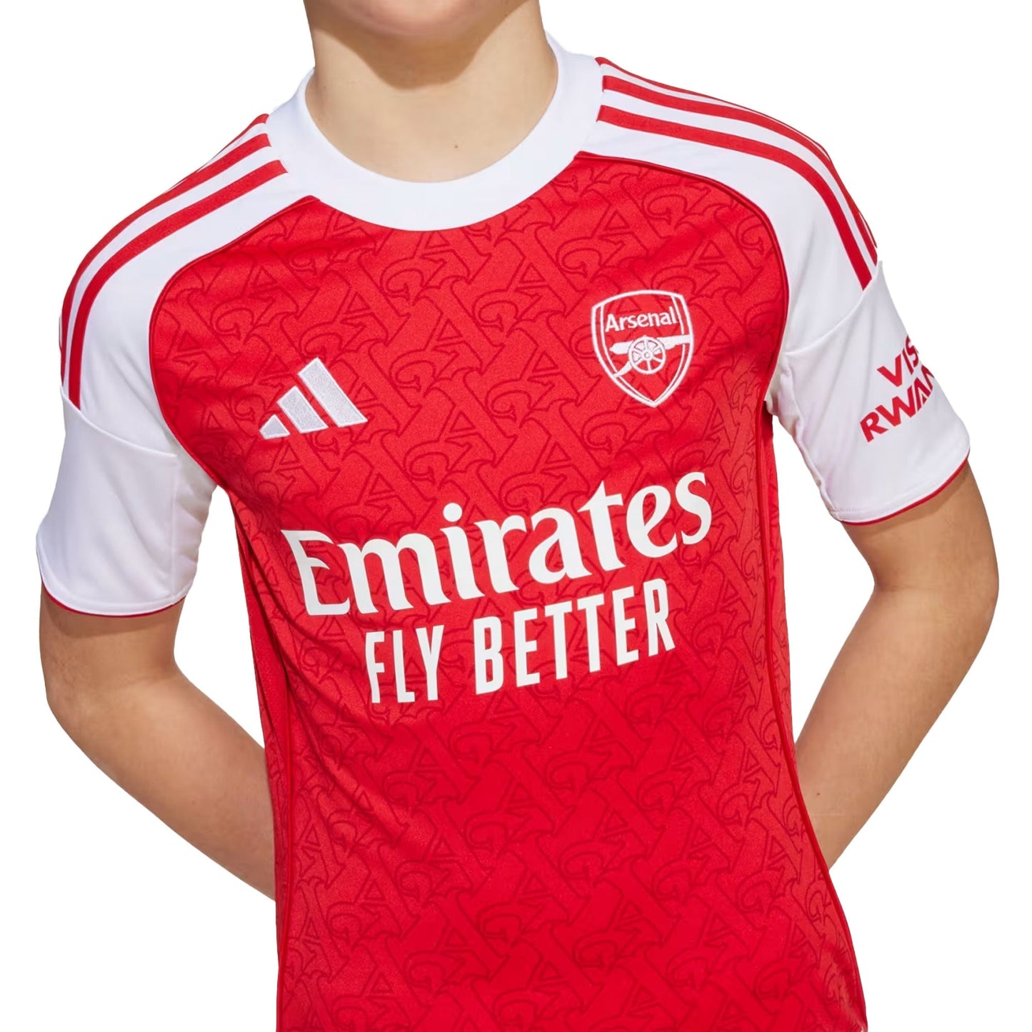 adidas Kids Arsenal 2025/26 Home Jersey Red/White