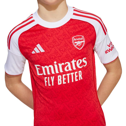 adidas Kids Arsenal 2025/26 Home Jersey Red/White