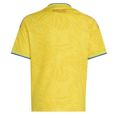 adidas Kids Colombia World Cup 2026 Home Jersey Yellow