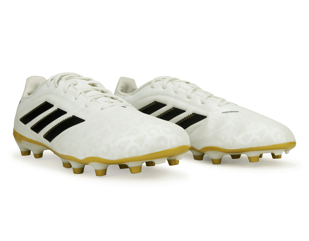 adidas Kids Copa Pure III League FG/MG White/Black/Gold