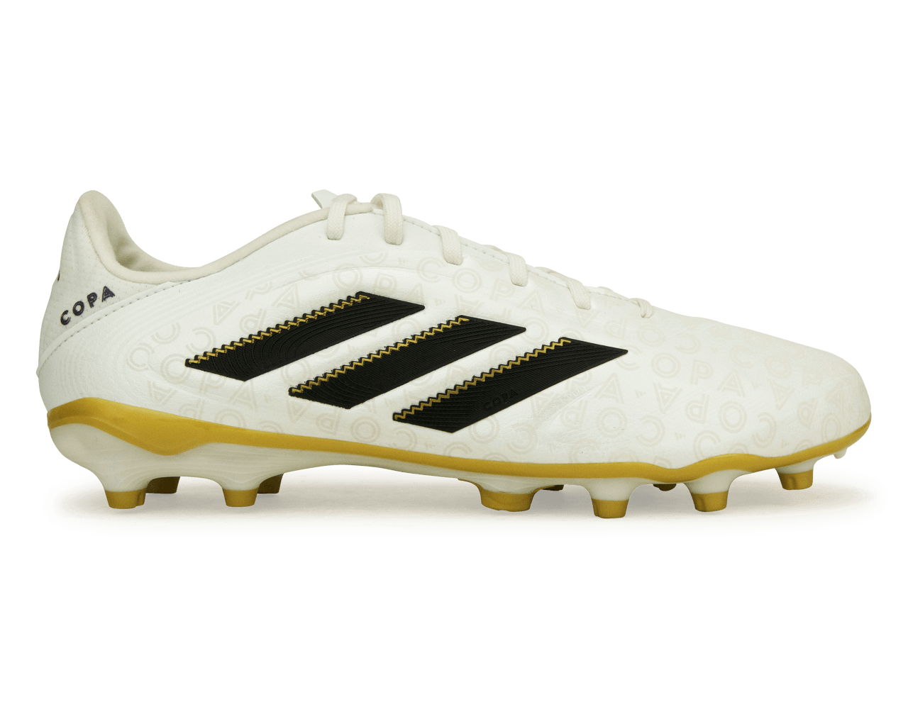 adidas Kids Copa Pure III League FG/MG White/Black/Gold
