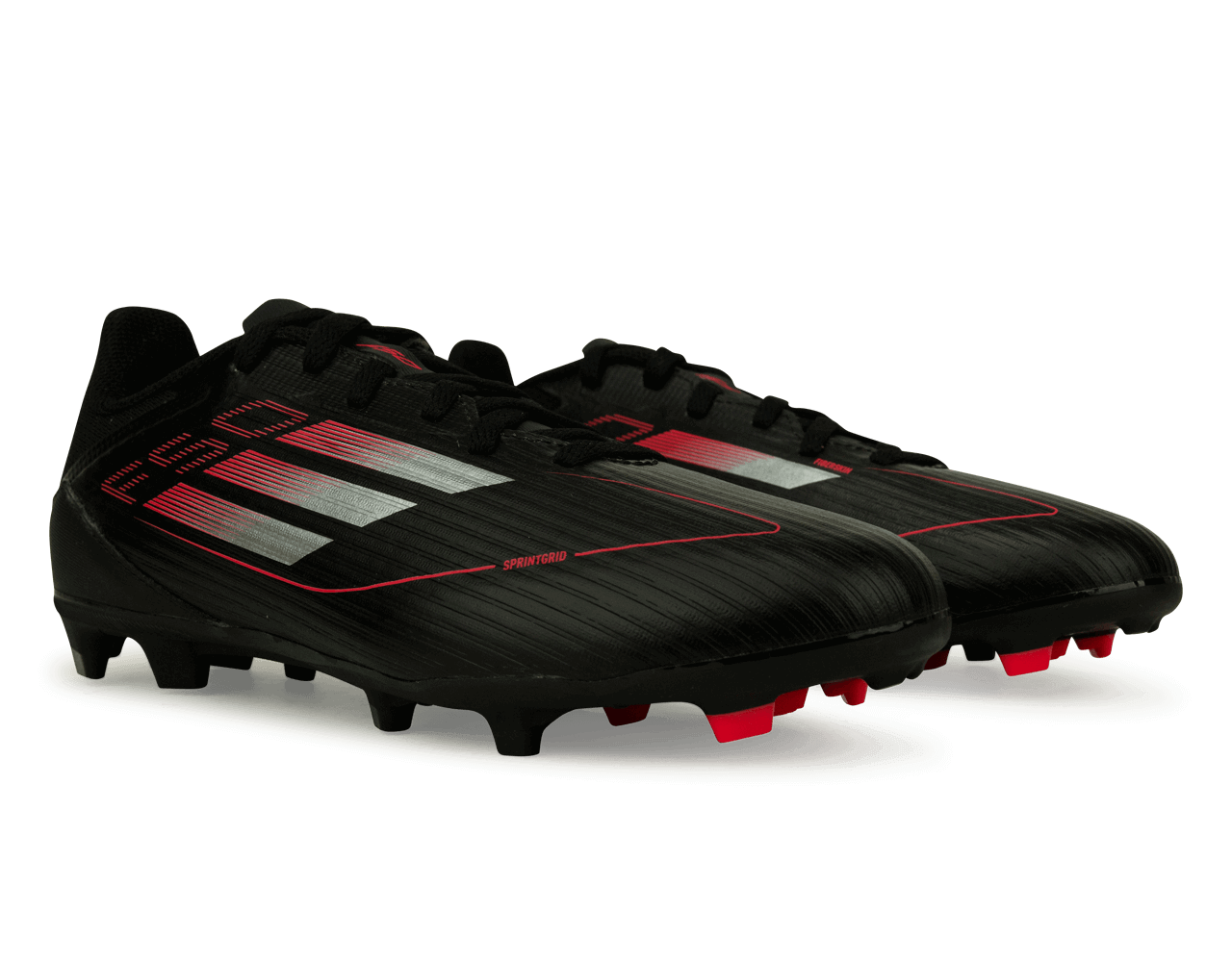 adidas Kids F50 League FG/MG Black/Metallic/Red