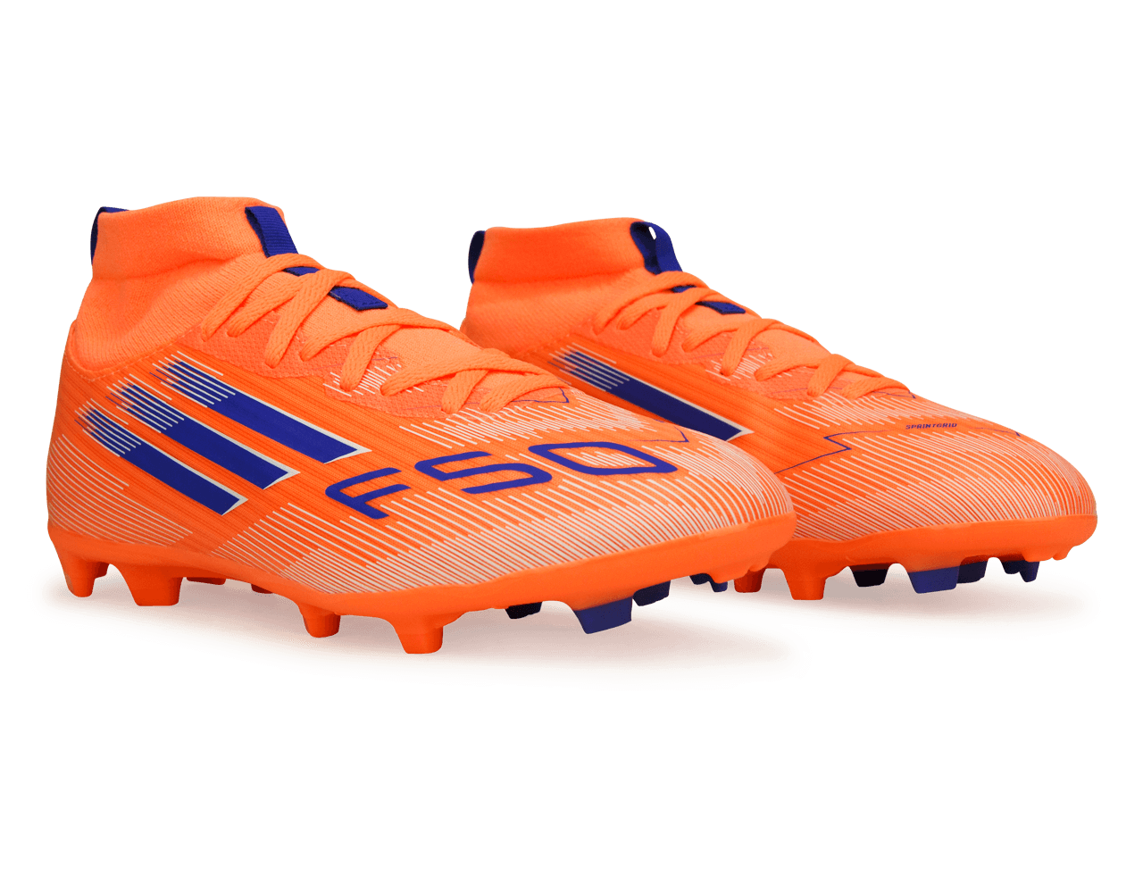 adidas Kids F50 League FG/MG Orange/Lucid Blue